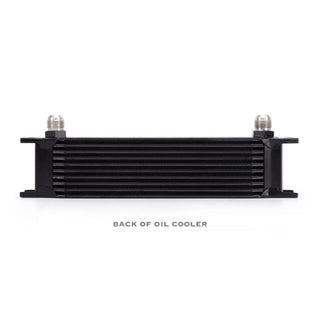 Mishimoto 10 Row Oil Cooler Non-Thermostatic: UNIVERSAL Black