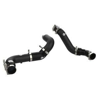 aFe BladeRunner 3in Aluminum Hot & Cold Charge Pipe Kit - Black: Ram 1500 / Classic (16-19 / 19-24)