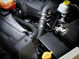 aFe BladeRunner 3in Aluminum Hot Charge Pipe - Black: Ram 1500 3.0L / 1500 Classic (11-24)