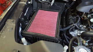 Flowmaster Perf Panel Air Filter: Fits Dodge / Ram (02-26) w/ Seal - Black