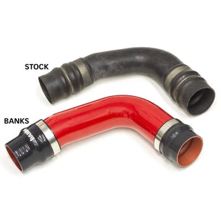 Banks Power Boost Tube Upgrade Kit 3.5" Cold Side Red (COLD): Dodge / RAM 2500/3500 2010-2012 6.7L Cummins