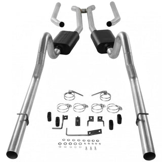 Flowmaster American Thunder Crossmember-Back Exhaust System: Dodge Charger 1968-1970 (17382)