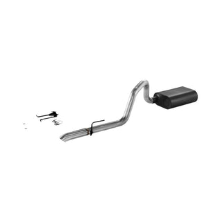 Flowmaster Force II Cat-Back Exhaust System: Jeep Wrangler 1991-1995