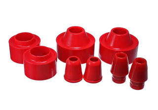 Energy Suspension 1.75" Coil Spacer Lift (REAR): Jeep Wrangler JK 2007-2018 - Red