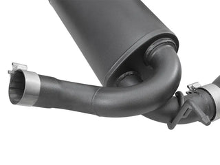 aFe Rebel Series 2.5" Axle-Back Exhaust System Black Tips (REAR): Jeep Wrangler JK 2007-2018 3.8/3.6L