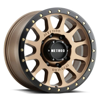 Method Wheels 305-HD / NV / Method Bronze® - Matte Black Lip | 18x9 | 8x6.5 | 18/5.75"