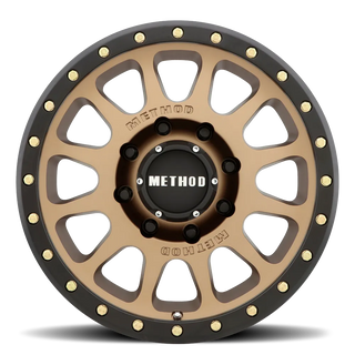 Method Wheels 305-HD / NV / Method Bronze® - Matte Black Lip | 18x9 | 8x6.5 | 18/5.75"