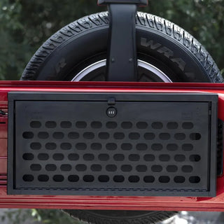 Tuffy Lockbox Tailgate Premium Storage Combo Lock (REAR): Jeep Wrangler JK 2007-2018