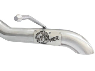 aFe MACH Force-Xp Hi-Tuck 2.5" Cat-Back Exhaust System No Tip (REAR): Jeep Wrangler JK 2007-2018 3.8/3.6L