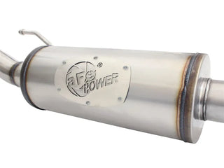 aFe MACH Force-Xp Hi-Tuck 2.5" Cat-Back Exhaust System No Tip (REAR): Jeep Wrangler JK 2007-2018 3.8/3.6L