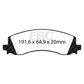 EBC Extra Duty Brake Pads (REAR): Ram 2500 / 3500 5.7L/6.4L/6.7L 2019 - 2026