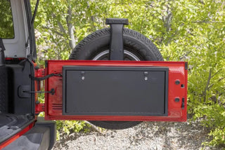 Tuffy Premium Lockbox Tailgate Storage Keyed Lock (FRONT): Jeep Wrangler JK 2007-2018