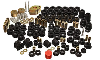 Energy Suspension Master Bushing Set Black (F&R): Jeep Wrangler Unlimited JK 4 Door 2007-2018