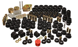 Energy Suspension Master Bushing Set Black (F&R): Jeep Wrangler Unlimited JK 4 Door 2007-2018
