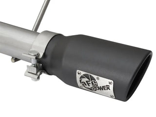 aFe Rebel Series 2.5" Cat-Back Exhaust System Black Tips (REAR): Jeep Wrangler JK 2007-2018 3.8/3.6L