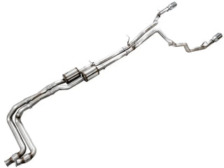 AWE Tuning 0FG Catback Exhaust Chrome Silver Tips (REAR): Ram 1500 2025 3.0L Hurricane