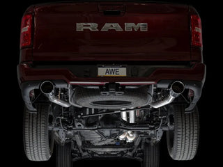 AWE Tuning 0FG Catback Exhaust Chrome Silver Tips (REAR): Ram 1500 2025 3.0L Hurricane