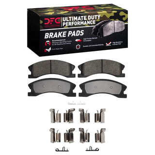 DFC Ultimate Duty Perf Brake Pads & Hardware Kit (FRONT): Jeep Grand Cherokee (99-04)
