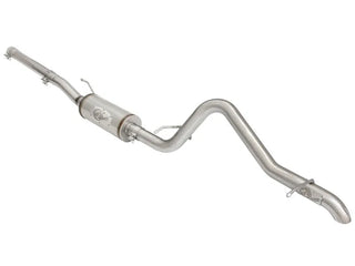 aFe MACH Force-Xp 2.5" Cat-Back Exhaust System 14" Muffler Hi-Tuck (REAR): Jeep Wrangler JK 2007-2018 3.8/3.6L