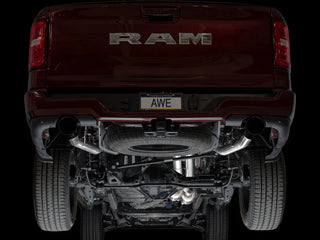 AWE Tuning 0FG Catback Exhaust Diamond Black Tips (REAR): Ram 1500 2025 3.0L Hurricane