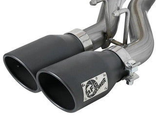 aFe Rebel Series 2.5" Cat-Back Exhaust Black Tips (REAR): Jeep Wrangler JK 3.6/3.8L 2007-18