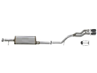 aFe Rebel Series 2.5" Cat-Back Exhaust Black Tips (REAR): Jeep Wrangler JK 3.6/3.8L 2007-18