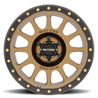 Method Wheels 305 / NV / Method Bronze® - Matte Black Lip | 18x9 | 6x5.5 | -12/4.5"