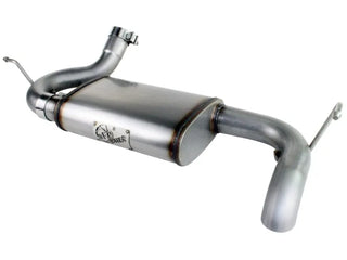 aFe MACH Force-Xp 2.5" Axle-Back Exhaust System Hi-Tuck (REAR): Jeep Wrangler JK 2007-2018 3.8/3.6L