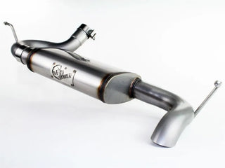 aFe MACH Force-Xp 2.5" Axle-Back Exhaust System Hi-Tuck (REAR): Jeep Wrangler JK 2007-2018 3.8/3.6L