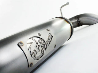 aFe MACH Force-Xp 2.5" Axle-Back Exhaust System Hi-Tuck (REAR): Jeep Wrangler JK 2007-2018 3.8/3.6L