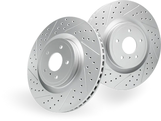 DFC Front Left D&S Geoperformance Rotor: Dodge Durango (03)