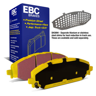 EBC Yellowstuff Front Brake Pads: Ram 1500 / Wagoneer / Grand Wagoneer (Incl TRX) 2019 - 2026