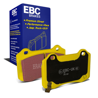 EBC Yellowstuff Brake Pads (REAR): 300 / Challenger / Charger / Durango / Grand Cherokee / Magnum 6.1L SRT8, 6.4L 392, 6.2L Hellcat & Trackhawk 2005 - 2026