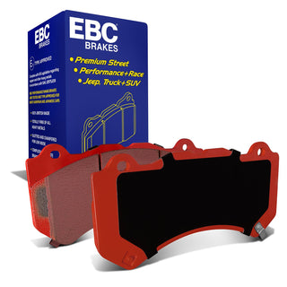 EBC Redstuff Front Brake Pads: Challenger / Charger / Durango / Jeep Grand Cherokee 6.2L & 6.4L 2012 - 2026 (w/ 6-Piston Calipers)
