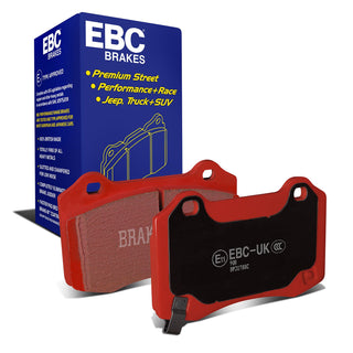 EBC Redstuff Brake Pads (REAR): 300 / Challenger / Charger / Durango / Grand Cherokee / Magnum 6.1L SRT8, 6.4L 392, 6.2L Hellcat & Trackhawk 2005 - 2026