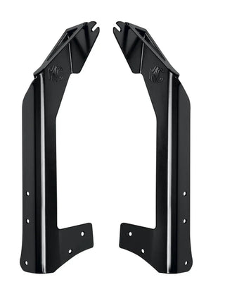 KC HiLiTES 50" Xross Bar Light Mount Kit (OVERHEAD): Jeep Wrangler JK 2007-2018 - Satin Black
