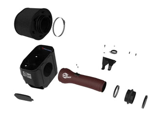 aFe Track Series Red Kevlar Cold Air Intake w/ Black Pro 5R Filter: Ram 1500 3.0L (25-26)