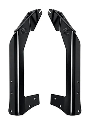 KC HiLiTES 50" Xross Bar Light Mount Kit (OVERHEAD): Jeep Wrangler JK 2007-2018 - Satin Black