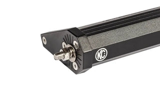 KC HiLiTES 50" Xross Bar Light Mount Kit (OVERHEAD): Jeep Wrangler JK 2007-2018 - Satin Black
