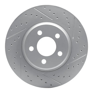 DFC Front Right D&S Geoperf Rotor: Dodge Charger (21-25)