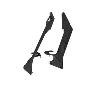 KC HiLiTES 50" Light Bar Windshield Mount Brackets Black (F&R): Jeep Wrangler JL 392 / Gladiator JT Mojave