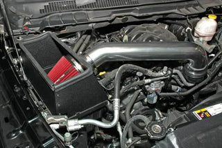 Spectre Air Intake Kit: Ram 1500 V6 3.6L (2011-2024) w/ Red Air Filter and Heat Shield