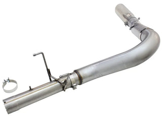 aFe Large Bore-HD 5" 409 SS DPF-Back Exhaust Polished Tip (REAR): RAM 2500 / 3500 2013-2018 6.7L Crew Cab
