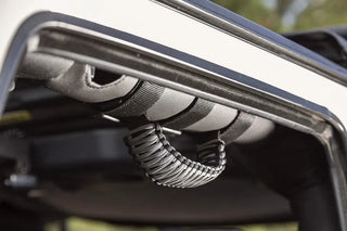 Rugged Ridge Paracord Grab Handles Gray Black (F&R): Jeep Wrangler JK / JL / Gladiator JT 2007-2024