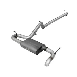 AFE Scorpion Aluminized Steel Cat-Back Exhaust System: Jeep Wrangler JK 2007 - 2018 (3.6L & 3.8L V6 2-Door Models)