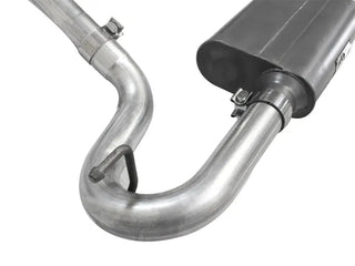AFE Scorpion Aluminized Steel Cat-Back Exhaust System: Jeep Wrangler JK 2007 - 2018 (3.6L & 3.8L V6 2-Door Models)