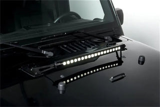 Putco Luminix Custom Hood Light Bar Mounting Bracket: Fits Most Jeep Wrangler JK Models (2007-2018)