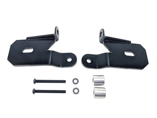 KC HiLiTES A-Pillar Light Mount Brackets (F&R): Jeep Wrangler JL 2018-26 / Gladiator JT 2020-24