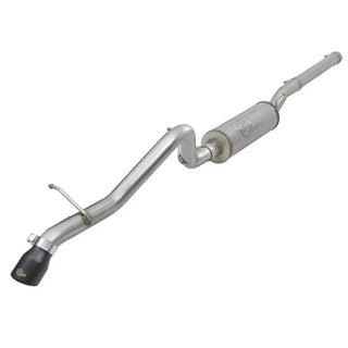 AFE MACH Force-Xp Hi-Tuck Cat-Back Exhaust System (Black Tip): Jeep Wrangler JK 2007 - 2018 (3.6L & 3.8L V6)