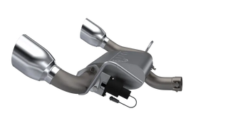 QTP Screamer Axle Back Exhaust Polished Tips (REAR): Jeep Wrangler JK 2007-2018 3.6/3.8L